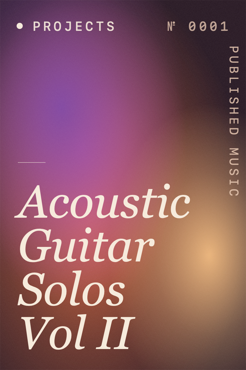 Acoustic Guitar Solos Vol II