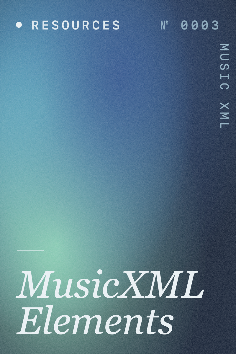 MusicXML Elements