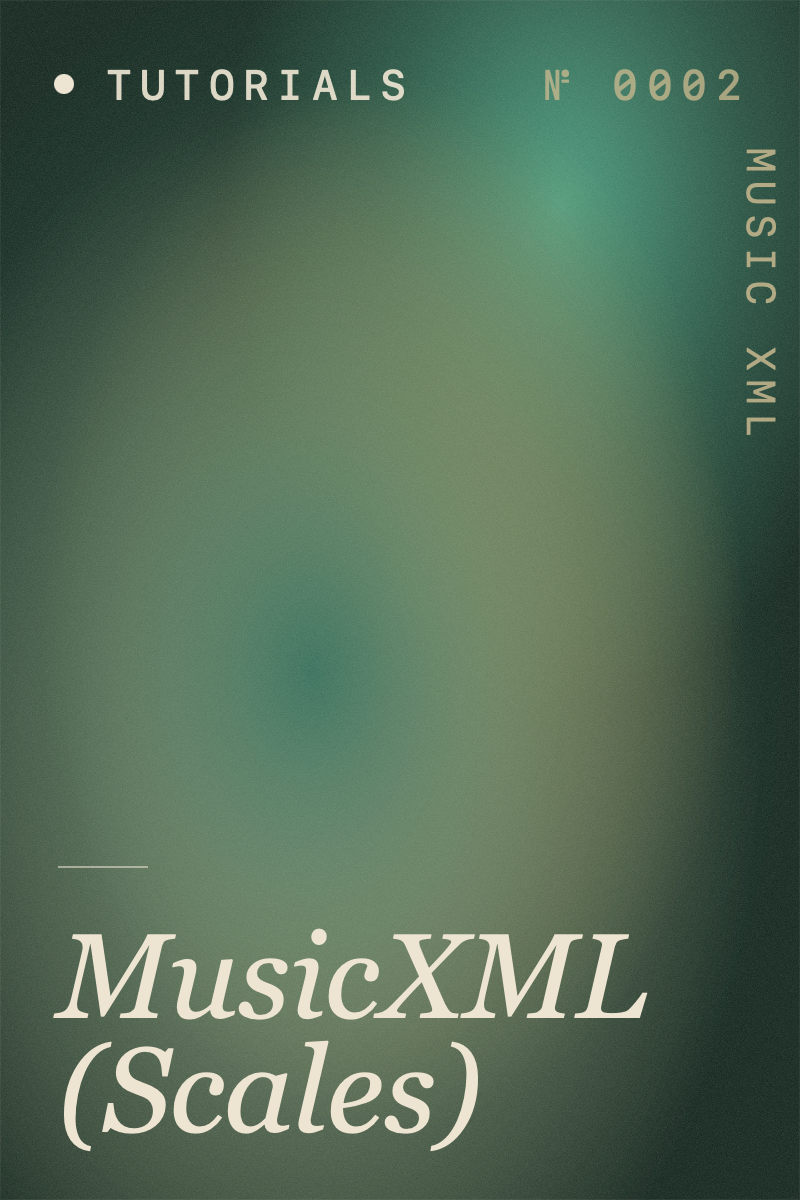 MusicXML (Scales)