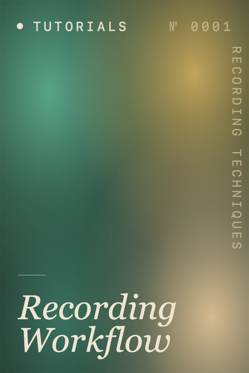 Recording Workflow