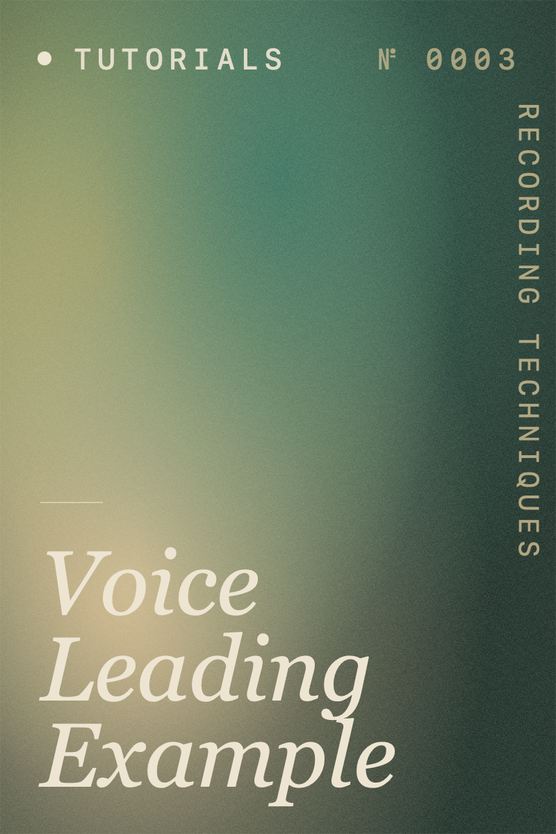 Voice Leading Example